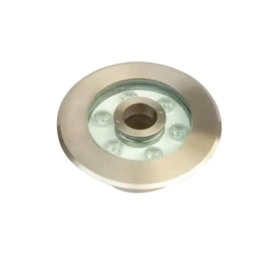 JSRC Stainless Steel Underwater Fountain Nozzle Mounted Light (Donut Type) | 6W–18W | 12V / 24V DC | IP68 | 2700K–RGBW | 15°–60° Beam | SS304 Body | IK08 | Made in India | 2 Year Warranty