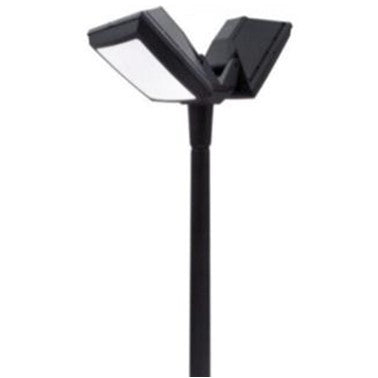 Fumangali EKTOR 2500 ROSA Led Pole Lights with Pole 36w Black Made in Italy