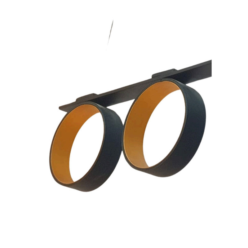 JS-SCH BLACK GOLD HANGING 16W/24W CRACK GOLD 16W/24W Hanging Light
