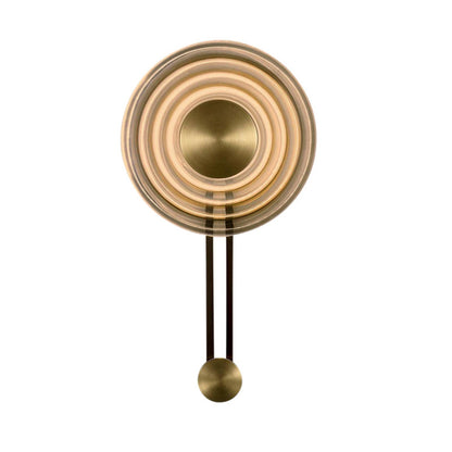 JS-SCH SUNBELL BRUSH BRASS 6W Wall Light