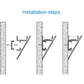 LP 05-01 Up/Down Wall/Tapered Wall Up Light Alluminium Profile For Strips