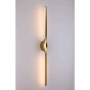 JS-SCH KEANU Antique Brush Brass 12W Wall Light