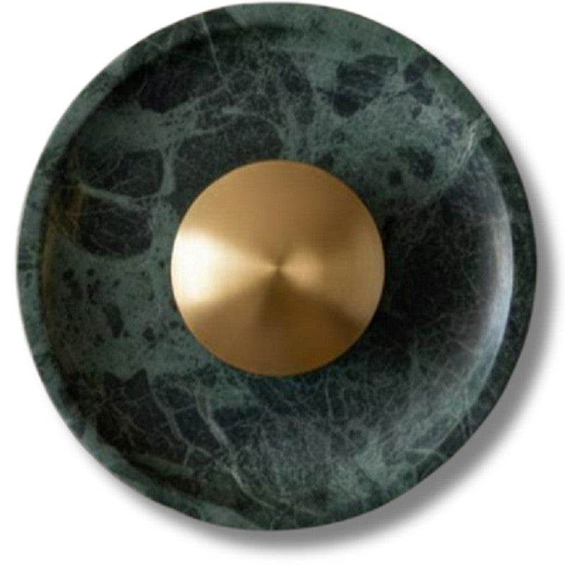 JS-TL Green Marble – Orbis Curv Wall Lamp TUL-WL-ORB-GRN-254