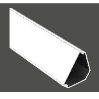 Surface Mounted LED Corner Profile for 5050 Strip – No False Ceiling Required (50×50mm Aluminium)