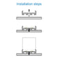 JSAS-2525 3D Surface Alluminium Profile For Strips