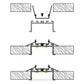 JSAS-Eco 5020 Trim Recessed Alluminium Profile For Strips