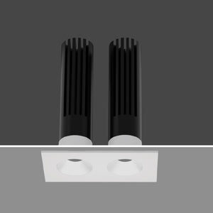 JS-TRL Asteroid Double 18wx2 Rectangle Fixed Multiple Led Cob Downlight