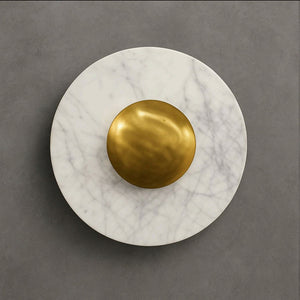 JS-TL Orbis Plain 10 Inches Marbel Wall Lights