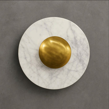 JS-TL Orbis Plain 10 Inches Marbel Wall Lights