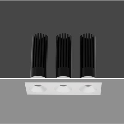 JS-TRL Asteroid Tripple 7wx3 Rectangle Fixed Multiple Led Cob Downlight