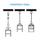 JSAS-5065 Up & Down Pedant Alluminium Profile For Strips