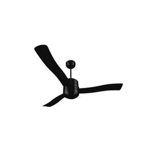 JS-LXR - LUX-V0052-Mk High Speed Modern Designer Fans Matt Black Finish 3 Metal Blades Matt Black Finish Size 1200mm 5 Years Warranty AC Motor