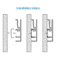 JSAS-Score 6 Up Or Down Skirting Alluminium Profile For Strips