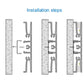 JSAS-Score 6 Up & Down Skirting Alluminium Profile For Strips