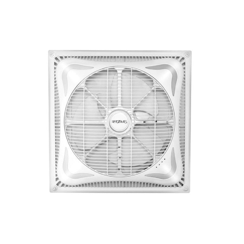 JS-LXR - LUX-V0050-We High Speed Ceiling Fan White Finish 3 Metal Blades White Finish Size 400mm 5 Years Warranty AC Motor