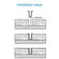 JSAS-Score 6 Frame Recessed Alluminium Profile For Strips