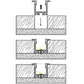 JSAS-Basic LP 01-07 Recessed Alluminium Profile For Strips