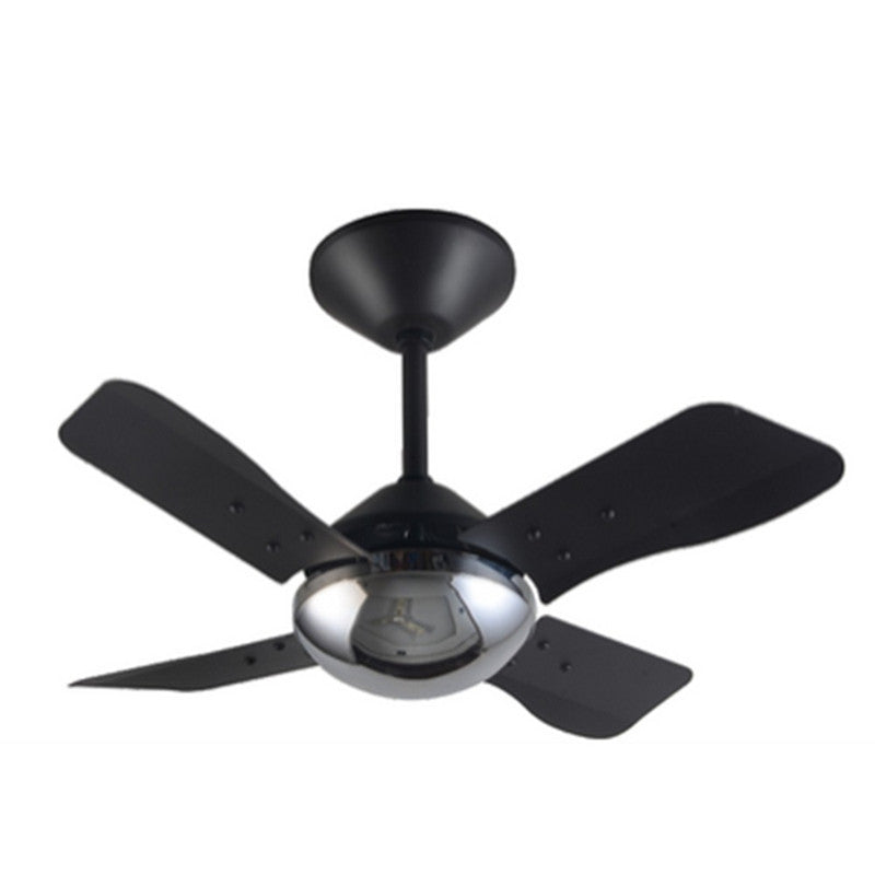 JS-LXR - LUX-V0037-Ce High Speed Modern Designer Fans Chrome Finish 4 Metal Blades Black Finish Size 600mm 5 Years Warranty AC Motor