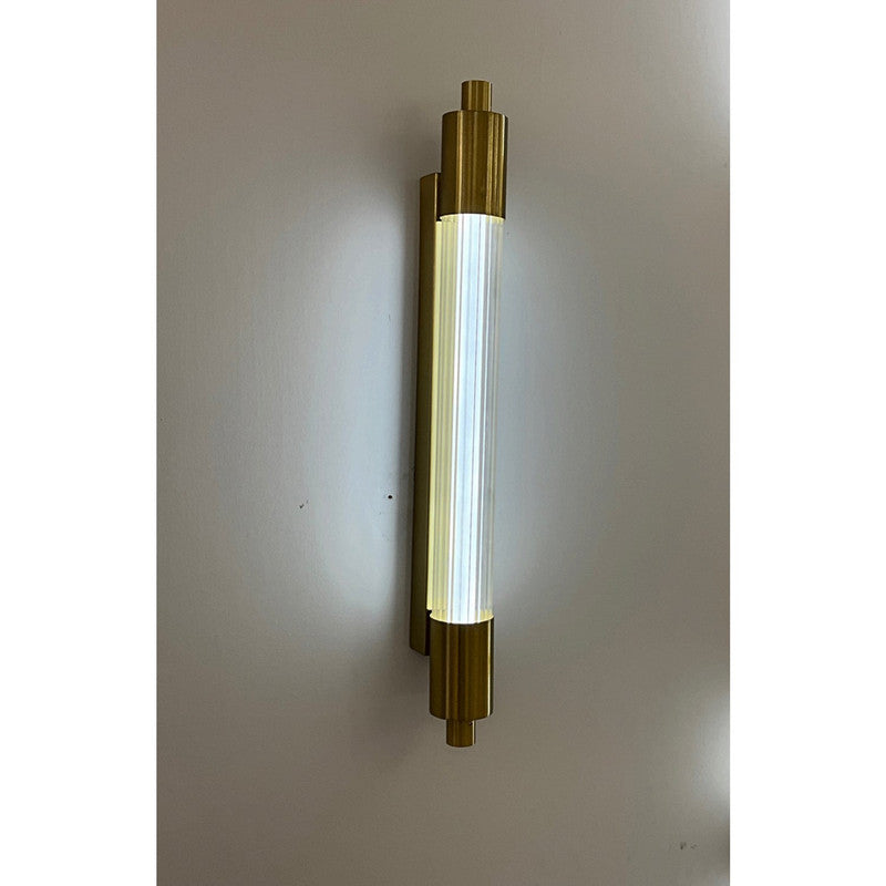 JS-SCH DAZZLE Brush Brass 15W Wall Light