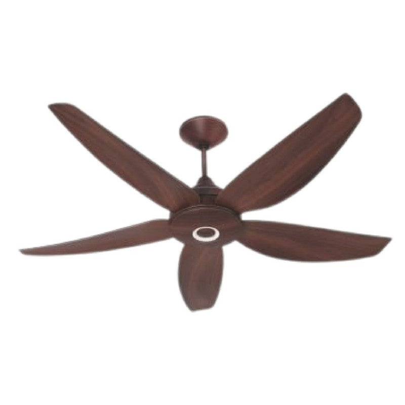 JS-LXR - LUX-V0084-Rd High Speed Modern Designer Fans Rose wood Finish 5 ABS Blades Wood Finish Size 1200mm 5 Years Warranty BLDC Motor