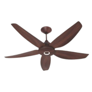 JS-LXR - LUX-V0084-Rd High Speed Modern Designer Fans Rose wood Finish 5 ABS Blades Wood Finish Size 1200mm 5 Years Warranty BLDC Motor
