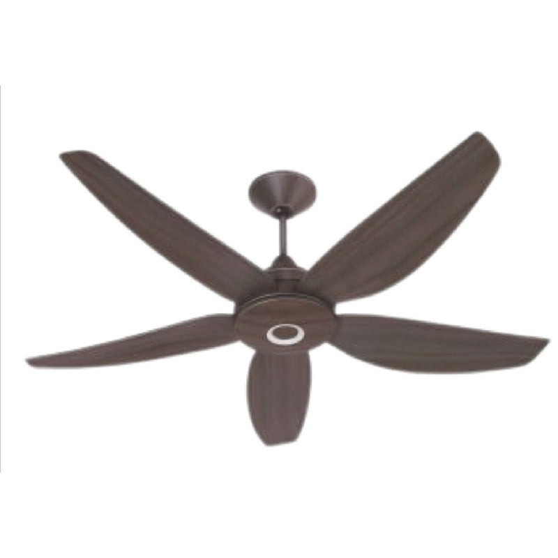 JS-LXR - LUX-V0085-Dd High Speed Modern Designer Fans Dark wood Finish 5 ABS Blades Wood Finish Size 1200mm 5 Years Warranty BLDC Motor