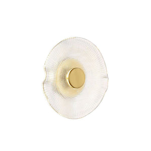 JS-SCH SUN FLOWER BRASS 6W Wall Light