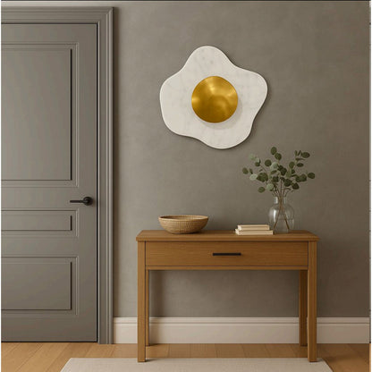 JS-TL Cosmia Plain 10 Inches Marbel Wall Lights