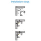 JSAS-Basic LP 02-01 Corner Alluminium Profile For Strips