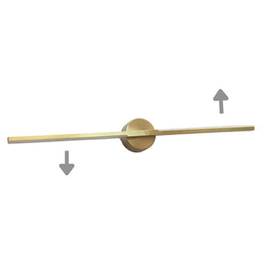 JS-SCH EDEN UD BRUSH BRASS Wall Light