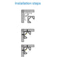 JSAS-Basic LP 02-05 Corner Alluminium Profile For Strips