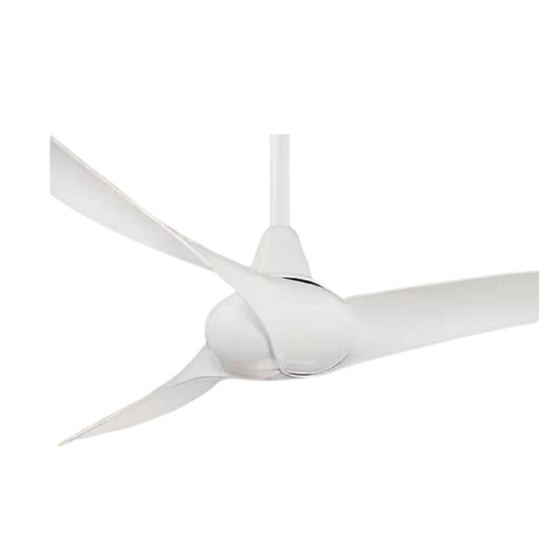JS-LXR - LUX-HS3043-We High Speed Modern Designer Fans White Finish 3 ABS Blades White Finish Size 1200mm 5 Years Warranty BLDC Motor