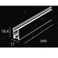 NL-MT 10mm Surface & Suspended Magnetic Track Channel