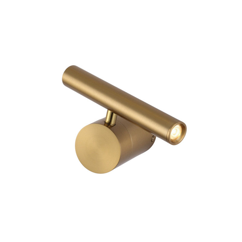 JS-SCH EGO Brush Brass 6W Wall Light