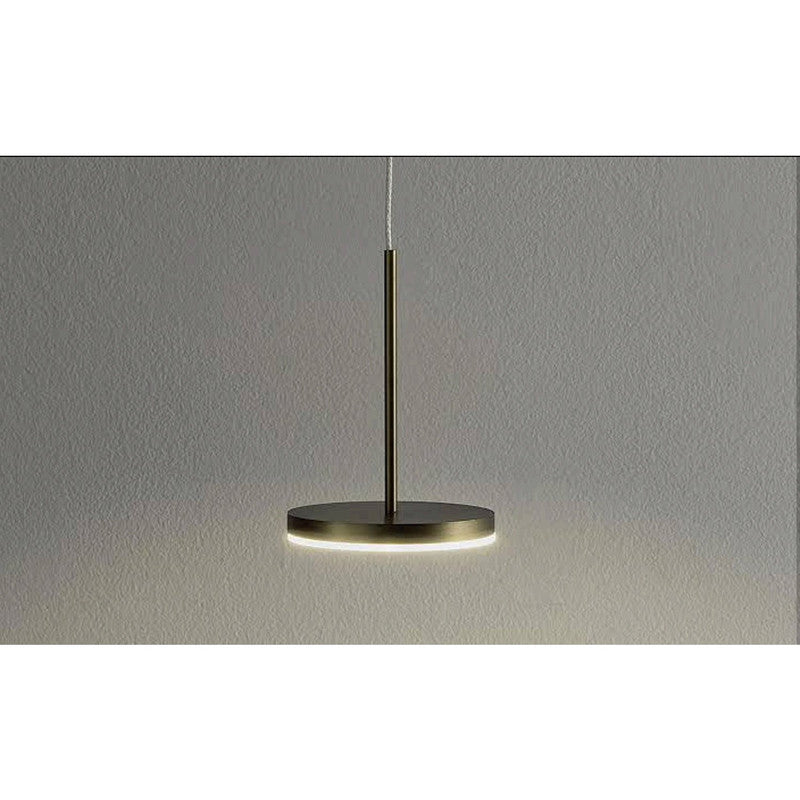 JS-SCH DISC PENDENT 6w Led Hanging Lights BRUSH AB