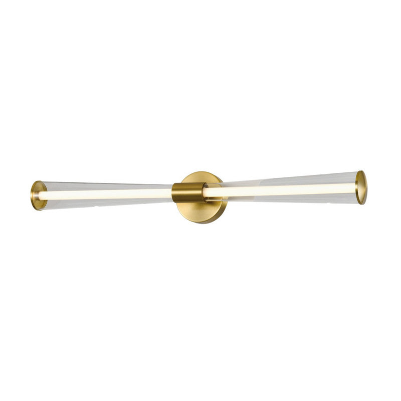 JS-SCH BOW BRASS BRUSH BRASS Picture/Mirror Light