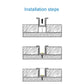 JSAS-Eco-08x09 Rm Recessed Alluminium Profile For Strips