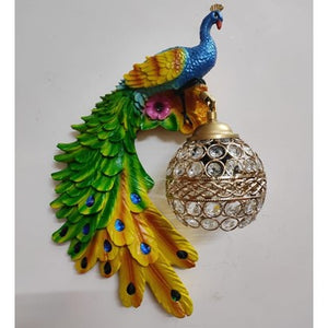 JS-LBR Multicolor Peacock No. 2 Left
Crystal Glass Novelty Wall Lights