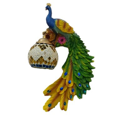 JS-LBR Multicolor Peacock No. 2 Right
Craft Glass Novelty Wall Lights