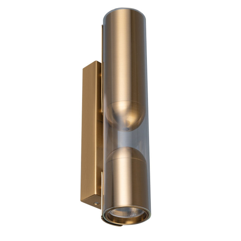 JS-SCH PENTA BRUSH COPPER/BRASS/BLACK NICKEL FIXED BRUSH BRASS Wall Light