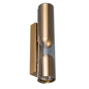 JS-SCH PENTA BRUSH COPPER/BRASS/BLACK NICKEL FIXED BRUSH BRASS Wall Light