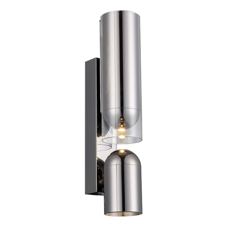 JS-SCH PENTA BRUSH COPPER/BRASS/BLACK NICKEL FIXED BLACK NICKEL Wall Light