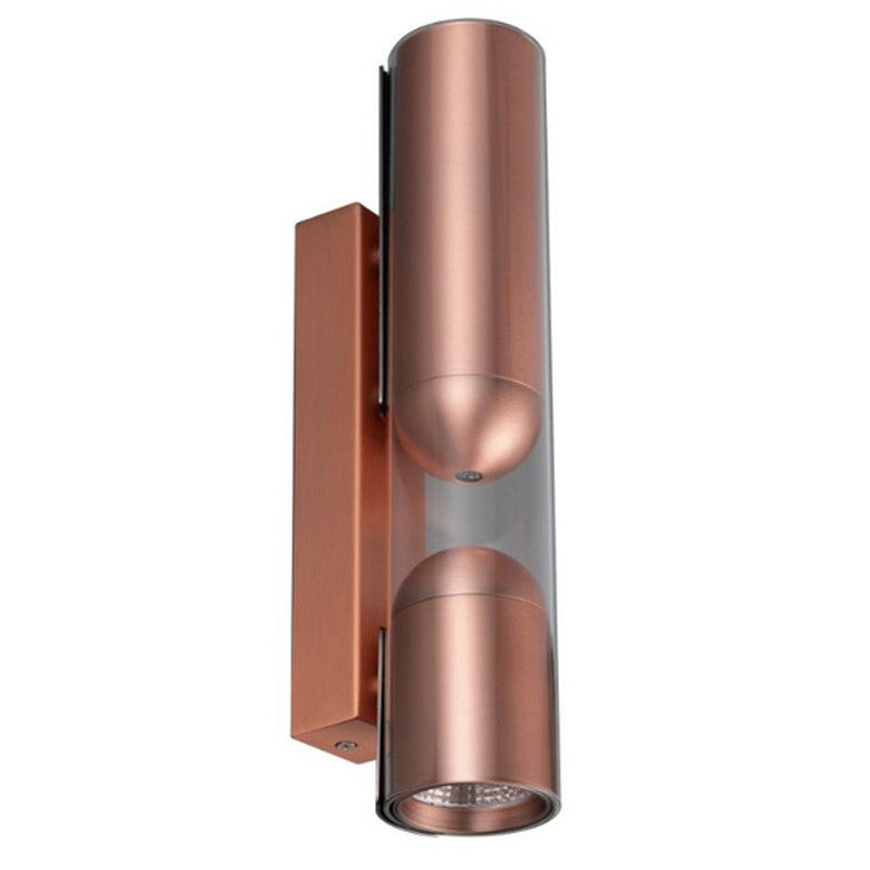 JS-SCH PENTA BRUSH COPPER/BRASS/BLACK NICKEL FIXED BRUSH COPPER Wall Light