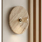 JS-TL Travertine Disk Wall Lamp TUL-WL-TRAV-DISK-254