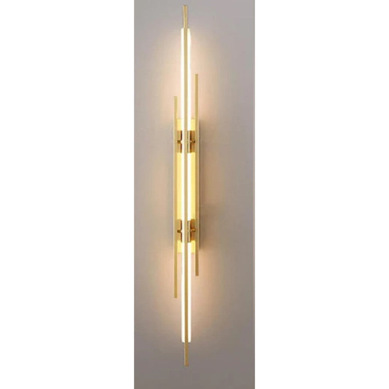 JS-SCH LEDGE Brush Brass 16W Wall Light