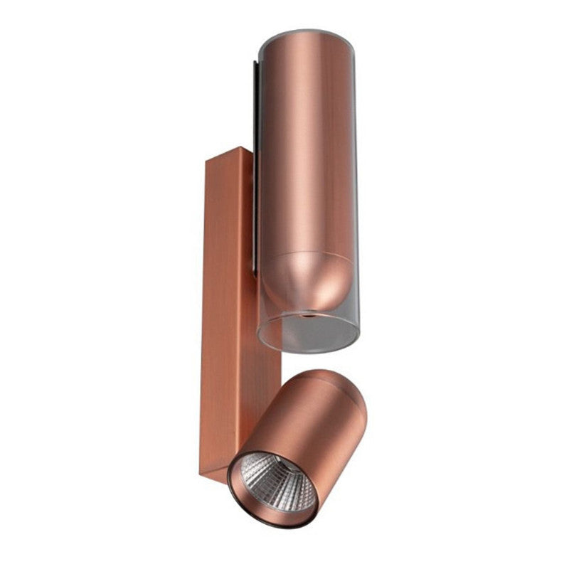 JS-SCH PENTA BRUSH BRASS/BRUSH COPPER/BLACK NICKEL Adjustable BRUSH COPPER Wall Light