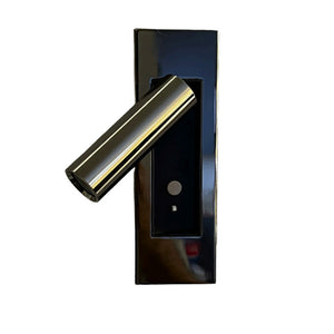 JS-SCH Bedside Led Reading Wall Lights BRUSH COFFEE/BLACK NICKEL