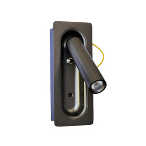 JS-SCH Bedside Led Reading Wall Lights DARK GREY/BRONZE GOLD