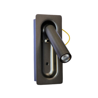 JS-SCH Bedside Led Reading Wall Lights DARK GREY/BRONZE GOLD