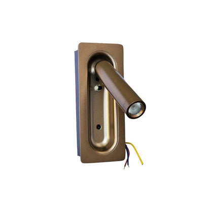 JS-SCH Bedside Led Reading Wall Lights DARK GREY/BRONZE GOLD